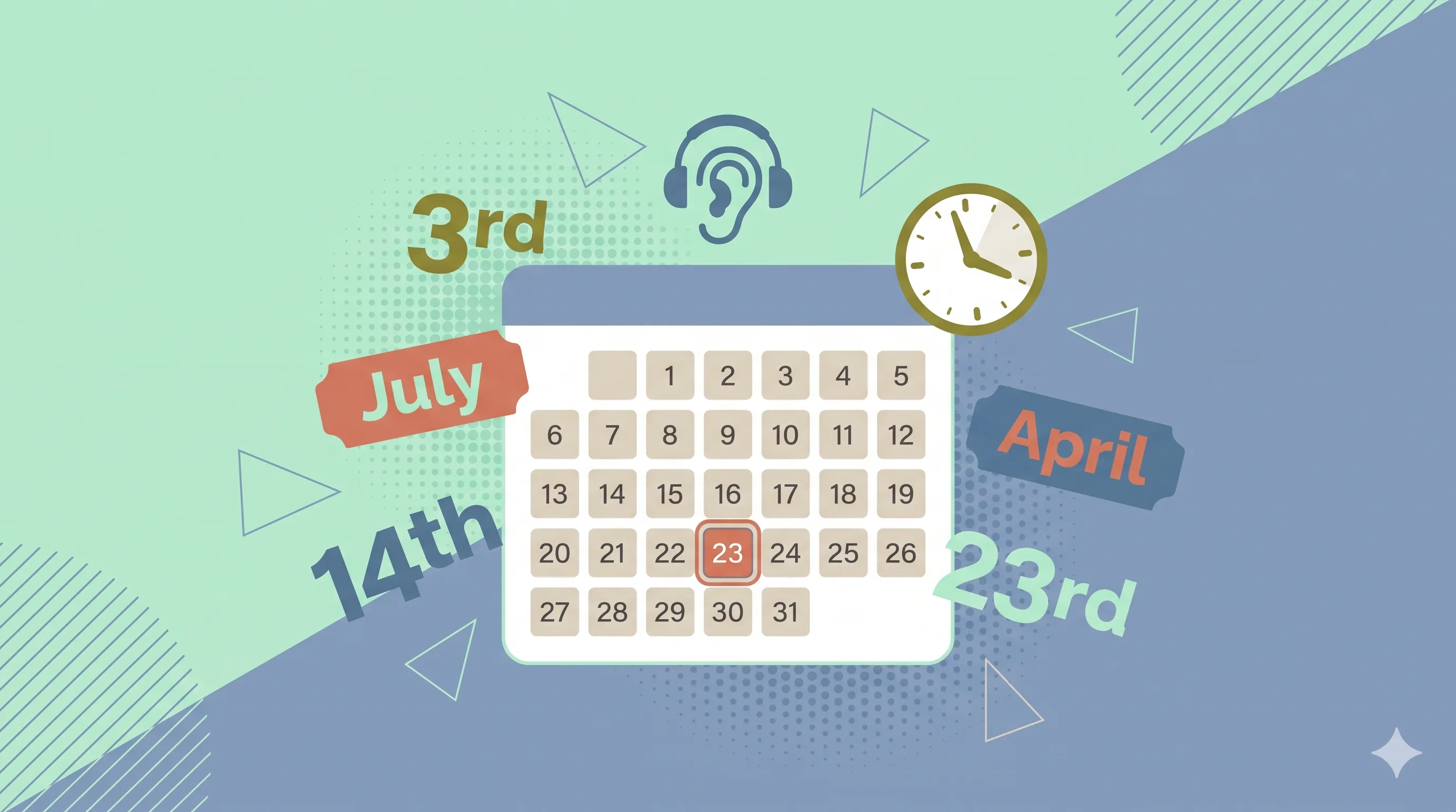 Date Listening Practice in English