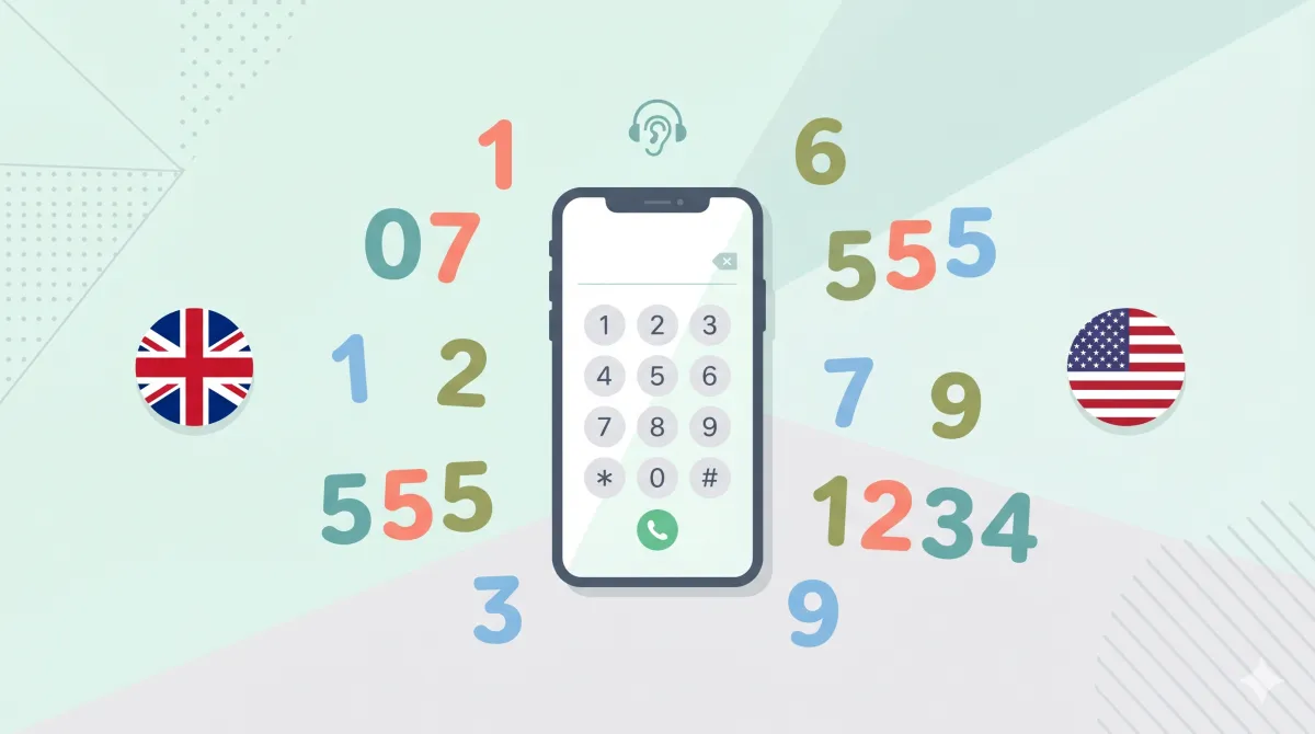 English Phone Numbers: How to Understand Them When Spoken