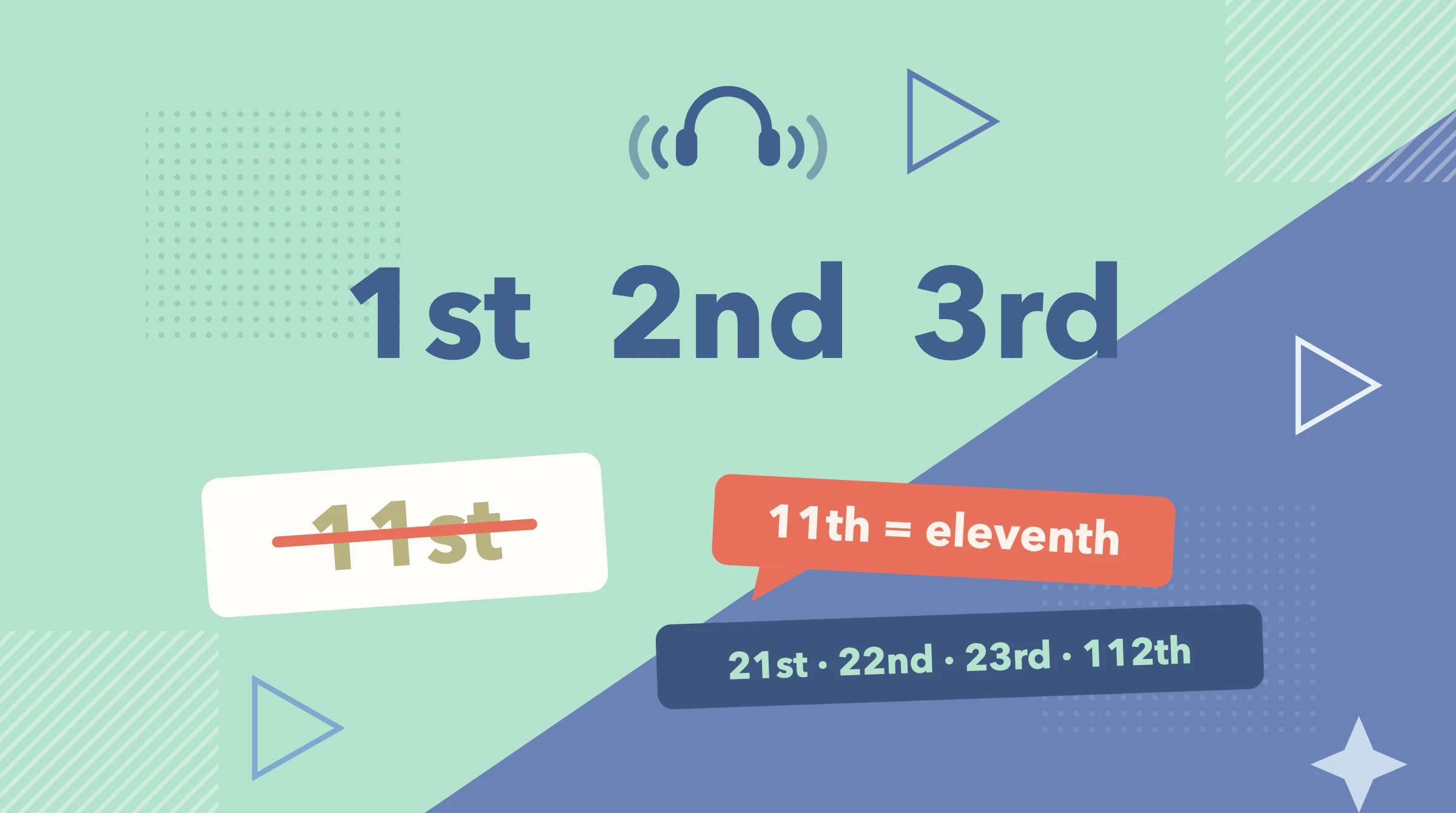 Ordinal Numbers in English: 1st, 2nd, 11th — and Why Not 11st